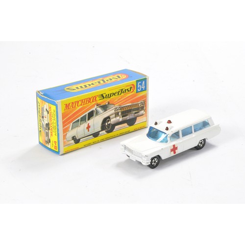 456 - Matchbox Superfast No.54a Cadillac Ambulance. Good to very good with the odd chip in excellent G typ... 