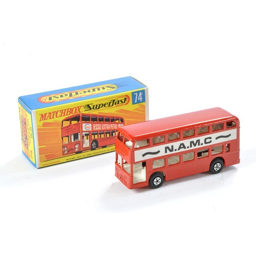 463 - Matchbox Superfast No. 74a Daimler Bus in the livery of NAMC. Hard to find. Excellent with little si... 