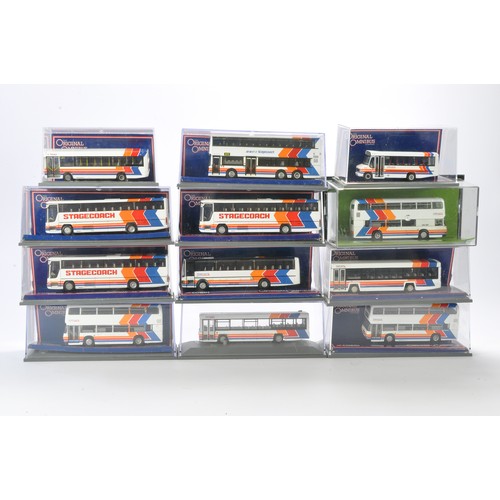 430 - A group of twelve diecast bus / coach issues from Corgi Omnibus in the livery of Stagecoach. All loo... 