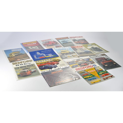 439 - A group of sixteen commercial vehicle brochures / sales literature relating to Bedford including som... 