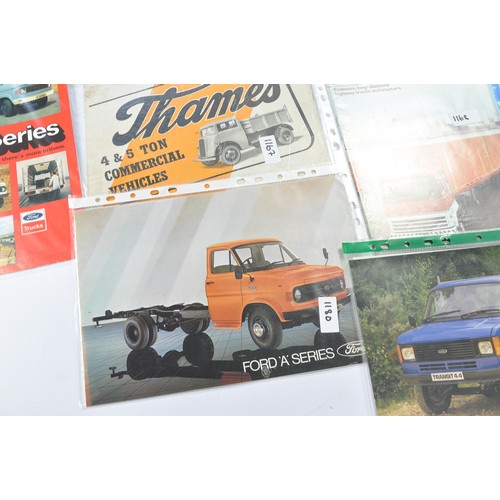 440 - A group of fourteen Ford Truck and Commercial Vehicle Brochures / Sales literature including Transit... 