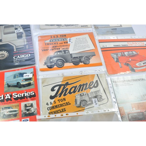 440 - A group of fourteen Ford Truck and Commercial Vehicle Brochures / Sales literature including Transit... 