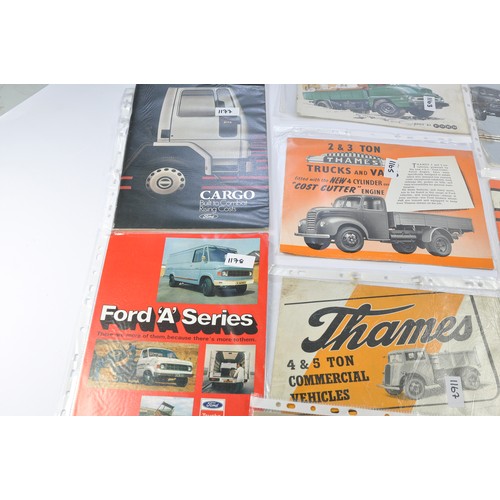 440 - A group of fourteen Ford Truck and Commercial Vehicle Brochures / Sales literature including Transit... 