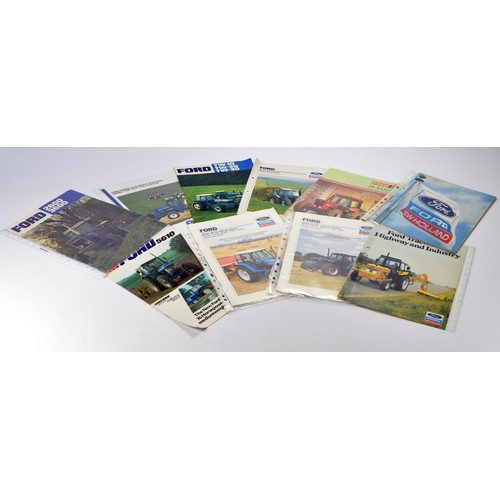 449B - A group of 1970's and 1980's Ford Tractor Literature in addition to some others as shown.