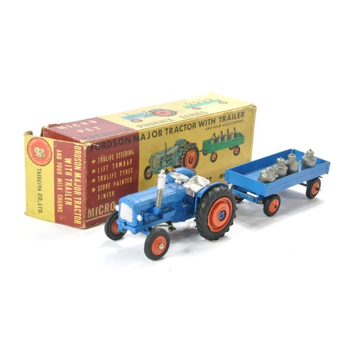 105 - Clifford for Taiseiya, Japan (Micro Pet, Cherryca Phoenix Series) Fordson Major Tractor with Trailer... 