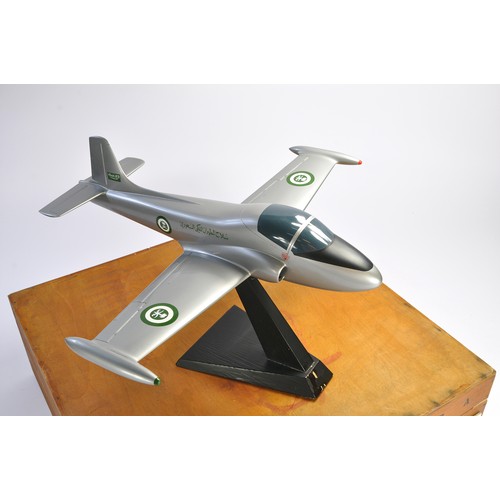 91 - Phelps for British Aircraft Corperation 1/24 hand built model of the Jet Provost. Scale model built ... 