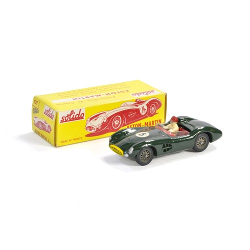 343 - Solido No. 107 Aston Martin 3L Racing Car. Dark Green. Generally excellent, little sign of wear in e... 