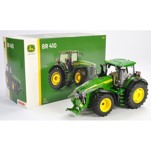 67 - Wiking (2020) 1/32 Farm Model Issue comprising No. 077859 John Deere 8R 410 Tractor. Dealer Box Edit... 