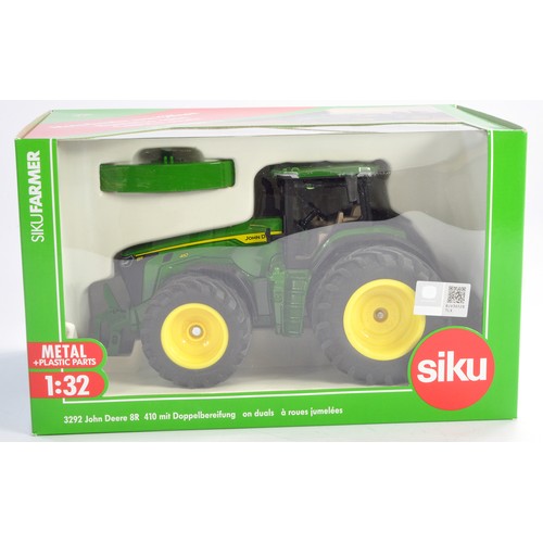 85 - Siku (2023) 1/32 Farm Model Issue comprising No. 3290 John Deere 8R 410 Tractor with dual wheels. Ex... 