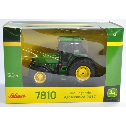 95 - Schuco (2017) 1/32 Farm Model Issue comprising No. 450772002 John Deere 7810 Tractor. Special Editio... 