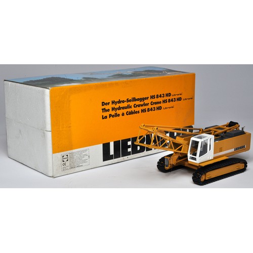 103 - Conrad 1/50 diecast construction issue comprising No. 2732 Liebherr HS843HD Hydraulic Crawler Crane.... 