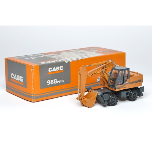 109 - Conrad 1/50 diecast construction issue comprising No. 2899/01 Case 988 Plus Excavator. Complete and ... 