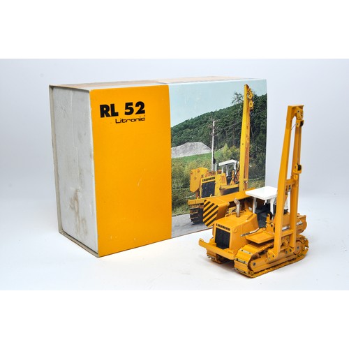 147 - Conrad 1/50 diecast model construction issue comprising No. 2807 Liebherr RL52 Pipelayer. Looks to b... 