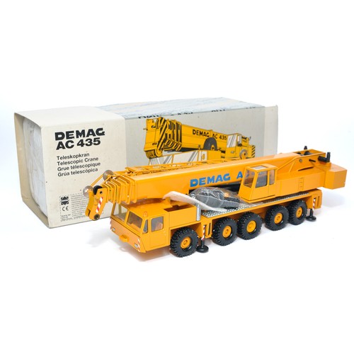 268 - Conrad 1/50 diecast model construction issue comprising no. 2081 Demag AC435 Mobile crane. Likely di... 
