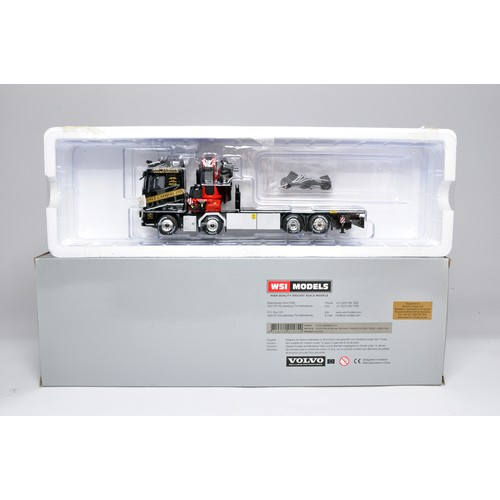 346 - WSI 1/50 diecast model truck issue comprising Volvo FH4 Fassi Crane Truck in the livery of Dyce Carr... 