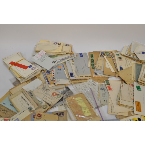 224 - A very large collection of postal history comprising envelopes, marks, stamps from throughout the 20... 