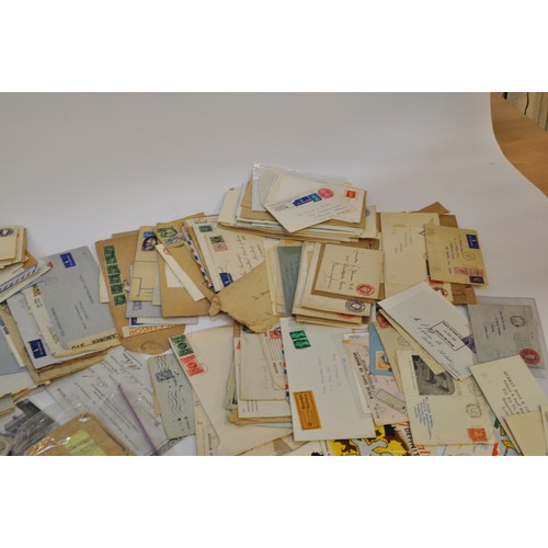 224 - A very large collection of postal history comprising envelopes, marks, stamps from throughout the 20... 