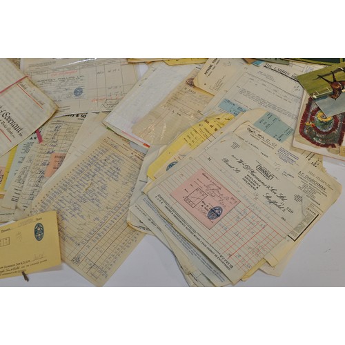 226 - An extremely large box of vintage ephemera comprising many items of interest to include advertising,... 