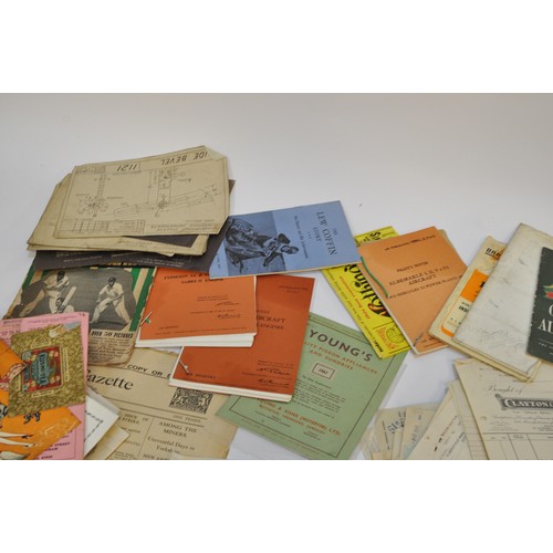 226 - An extremely large box of vintage ephemera comprising many items of interest to include advertising,... 