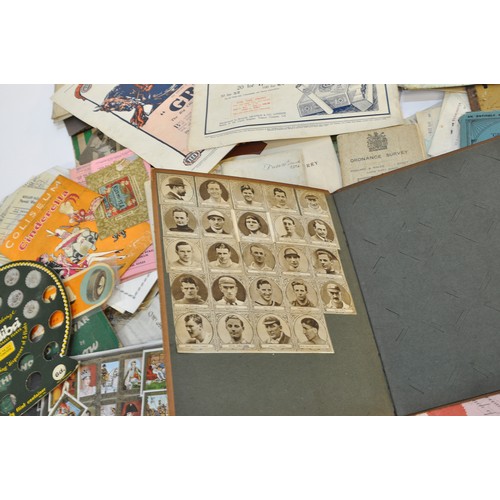 226 - An extremely large box of vintage ephemera comprising many items of interest to include advertising,... 