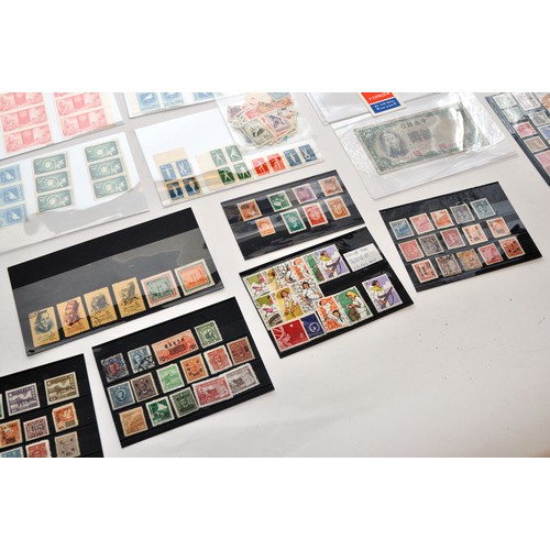 235 - Stamps (China) comprising a selection of Mint and Used Chinese issues and blocks (the odd error) dat... 