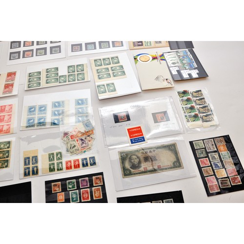 235 - Stamps (China) comprising a selection of Mint and Used Chinese issues and blocks (the odd error) dat... 