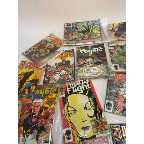 151 - A group of approx 25 Comics mostly Marvel Universe from 1970/80's to 90's. Various titles as shown. ... 