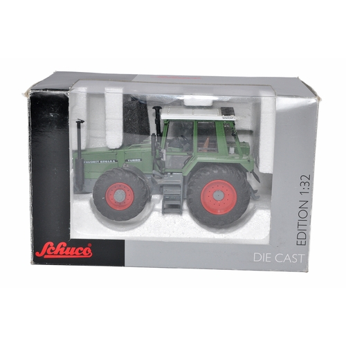 68 - Schuco 1/32 diecast farm model issue comprising Fendt 626 Tractor. Model is likely fair to good only... 