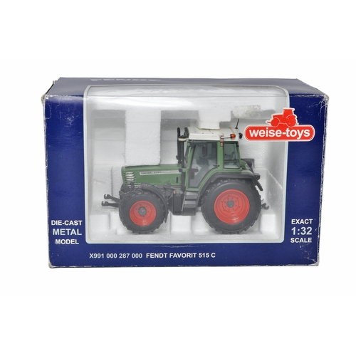 70 - Weise 1/32 diecast farm model issue comprising Fendt 515C Tractor. Model is likely fair to good only... 