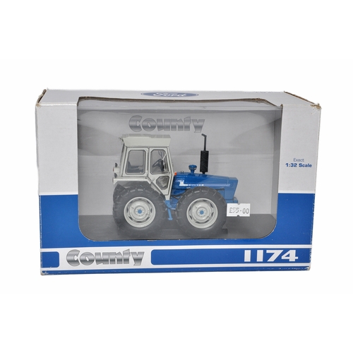 77 - Universal Hobbies 1/32 diecast farm model issue comprising County 1174 Tractor. Model is likely fair... 