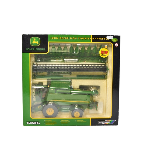 88 - Britains 1/32 diecast farm model issue comprising John Deere 9880i Combine Harvester. Excellent and ... 