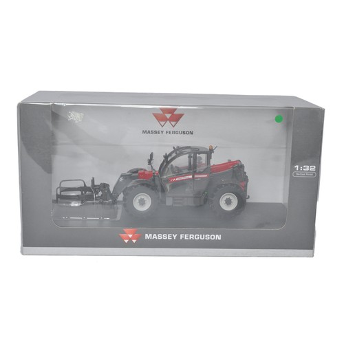 101 - Universal Hobbies 1/32 diecast farm model issue comprising Massey Ferguson 9407 Telehandler. Excelle... 