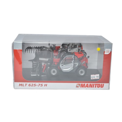 102 - Universal Hobbies 1/32 diecast farm model issue comprising Manitou MLT 625-75H Telehandler. Excellen... 