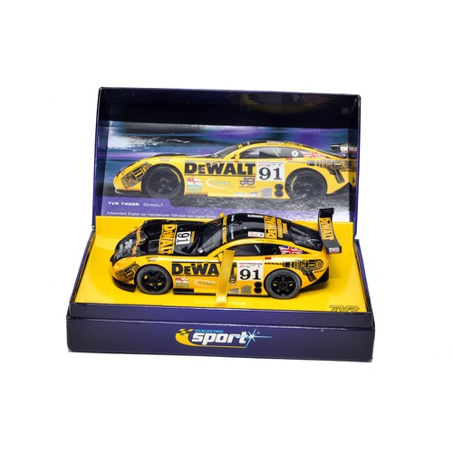 140 - Slot Cars, comprising Scalextric No. C2453A TVR T400R Le Mans 2003. Looks to be excellent and as-new... 