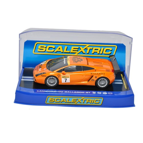 142 - Slot Cars, comprising Scalextric No. C3078 Lamborghini Gallardo GT. Looks to be excellent and as-new... 