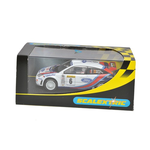 147 - Slot Cars, comprising Scalextric No. C2179 Ford Focus Carlos Sainz. Looks to be excellent and as-new... 