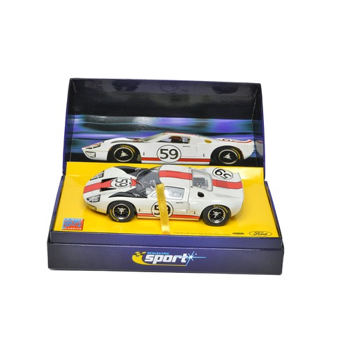 159 - Slot Cars, comprising Scalextric No. C2578A Ford FT40 1966. Looks to be excellent and as-new, in ori... 