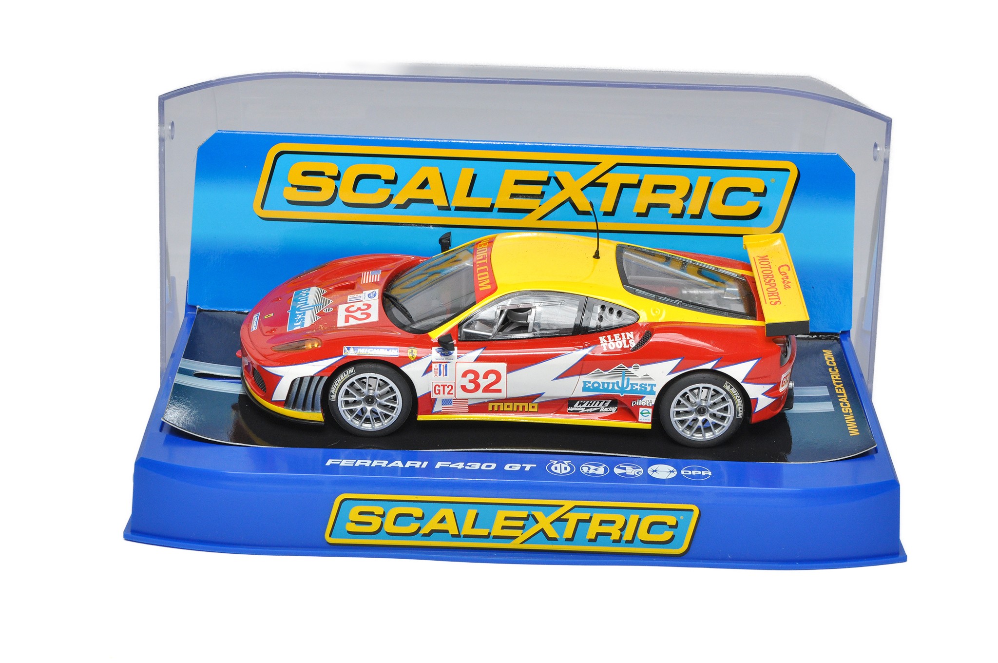 Slot Cars comprising Scalextric No. C2902 Ferrari F430 GT2. Looks to be excellent and as new in or