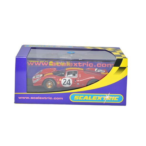 172 - Slot Cars, comprising Scalextric No. C2642 Ferrari 330 P4 Le Mans. Looks to be excellent and as-new,... 