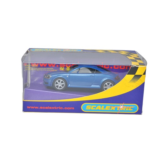 180 - Slot Cars, comprising Scalextric No. C2507 Audi TT. Looks to be excellent and as-new, in original bo... 