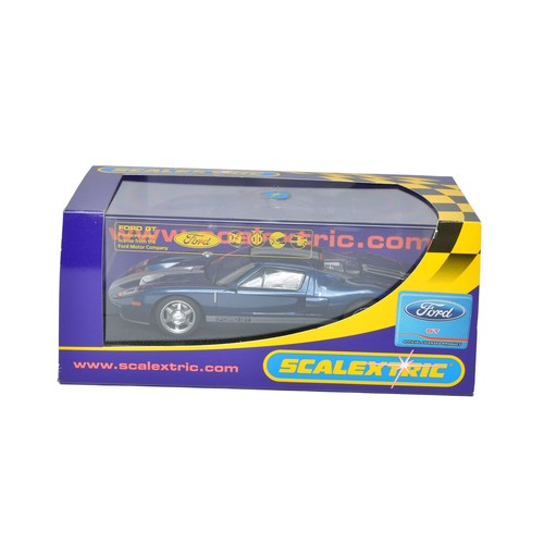 181 - Slot Cars, comprising Scalextric No. C2823 Ford GT Road Version. Looks to be excellent and as-new, i... 