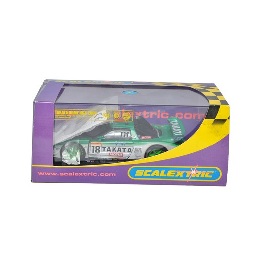 186 - Slot Cars, comprising Scalextric No. C2719 Takata Dome NSX. Looks to be excellent and as-new, in ori... 