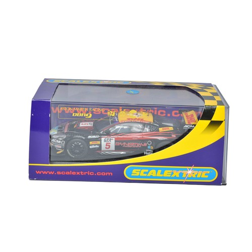 187 - Slot Cars, comprising Scalextric No. C2790 Aston Martin DBR9. Looks to be excellent and as-new, in o... 