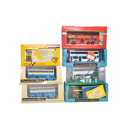 51 - A group of Seven CSM and ABC Diecast 1/76 Model Bus / Coach issues within the theme realm of Oversea... 