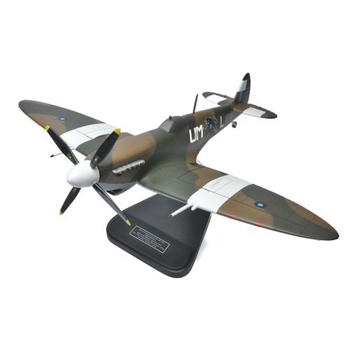 219 - Bravo Delta Models Hand Crafted Model Aircraft Model, comprising No. BD264UM-L Spitfire MK VIII PC G... 