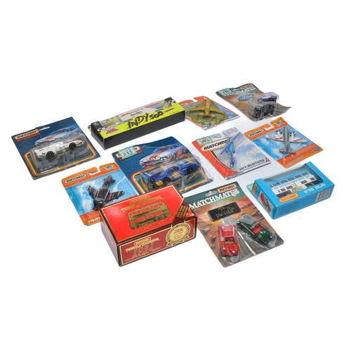 256 - Assorted diecast to include carded Matchbox Superkings plus Skybusters in addition to other diecast ... 