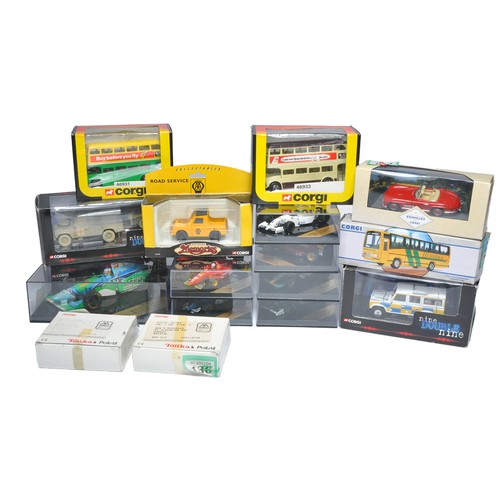 263 - A futher assortment of general diecast to include Formula One Racing Cars (Onyx) plus Corgi commerci... 