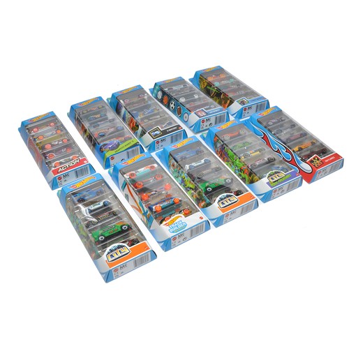 265 - A group of Ten Hot Wheels Multi-vehicle packs from various series as shown. All look to be excellent... 