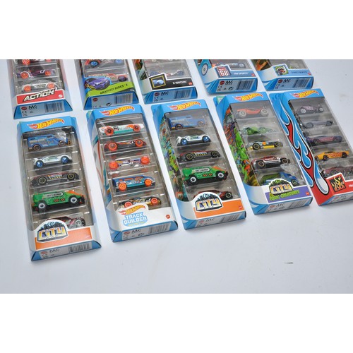 265 - A group of Ten Hot Wheels Multi-vehicle packs from various series as shown. All look to be excellent... 