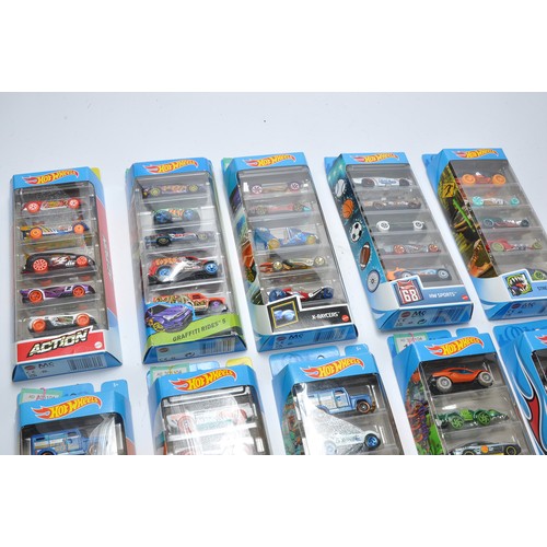 265 - A group of Ten Hot Wheels Multi-vehicle packs from various series as shown. All look to be excellent... 